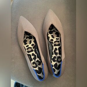 ROTHY'S Portobello Almond Point Flat Slip On Shoe Women size 7